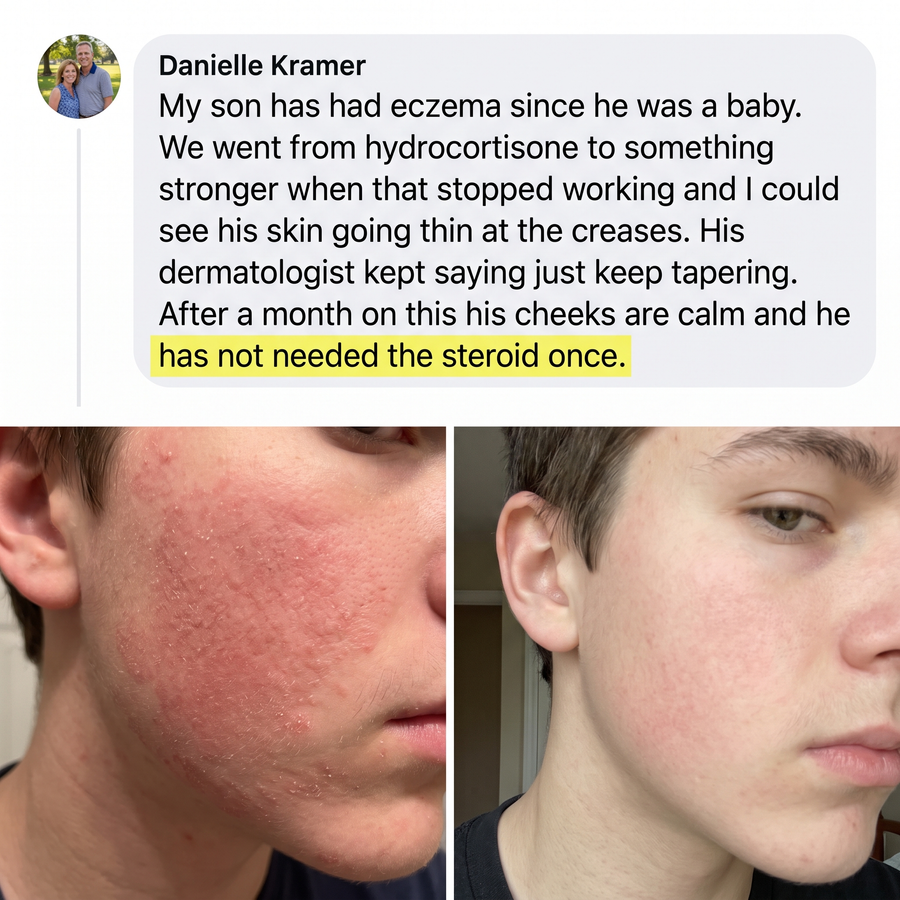 Review from Danielle K. with before and after photos