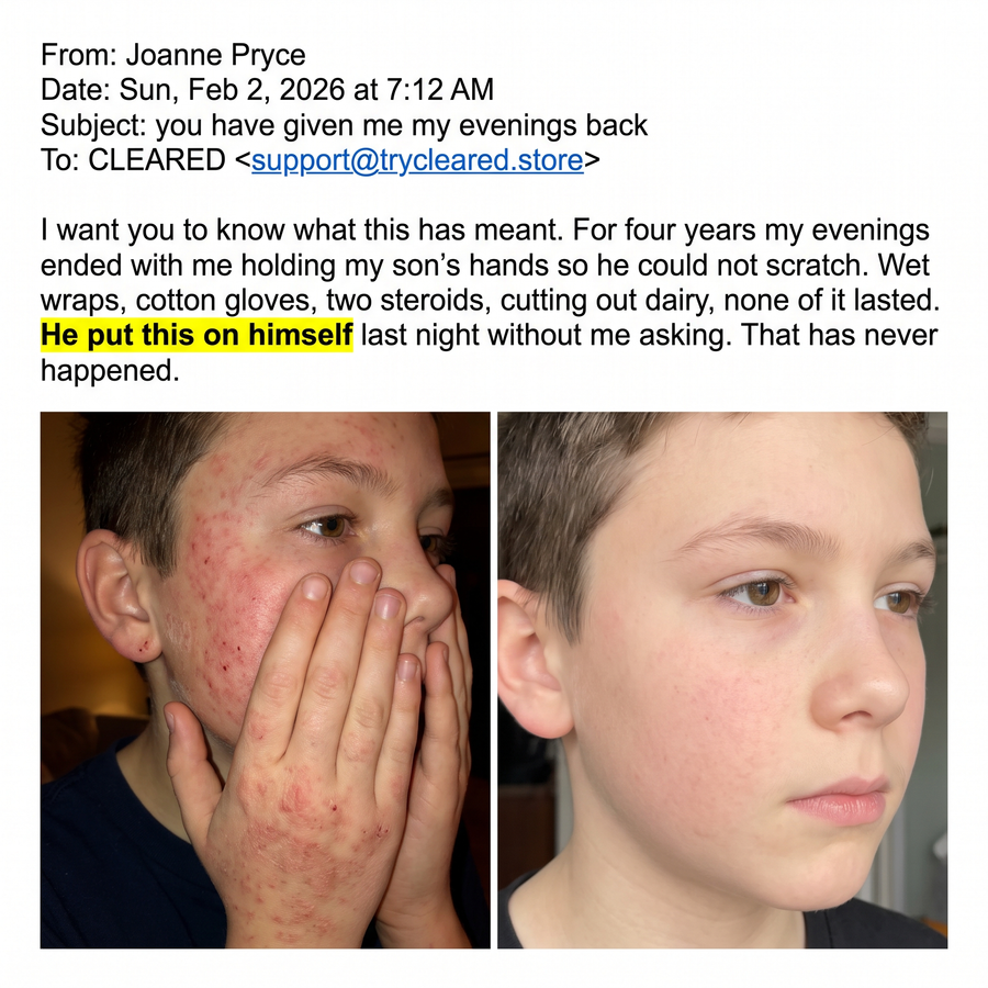 Review from Joanne P. with before and after photos