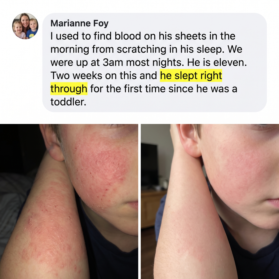 Review from Marianne F. with before and after photos
