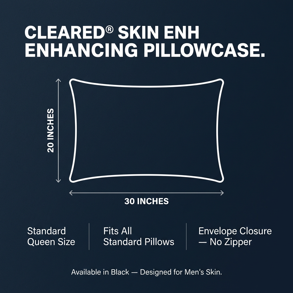 CLEARED™ Anti-Bacterial Silk Pillow Case