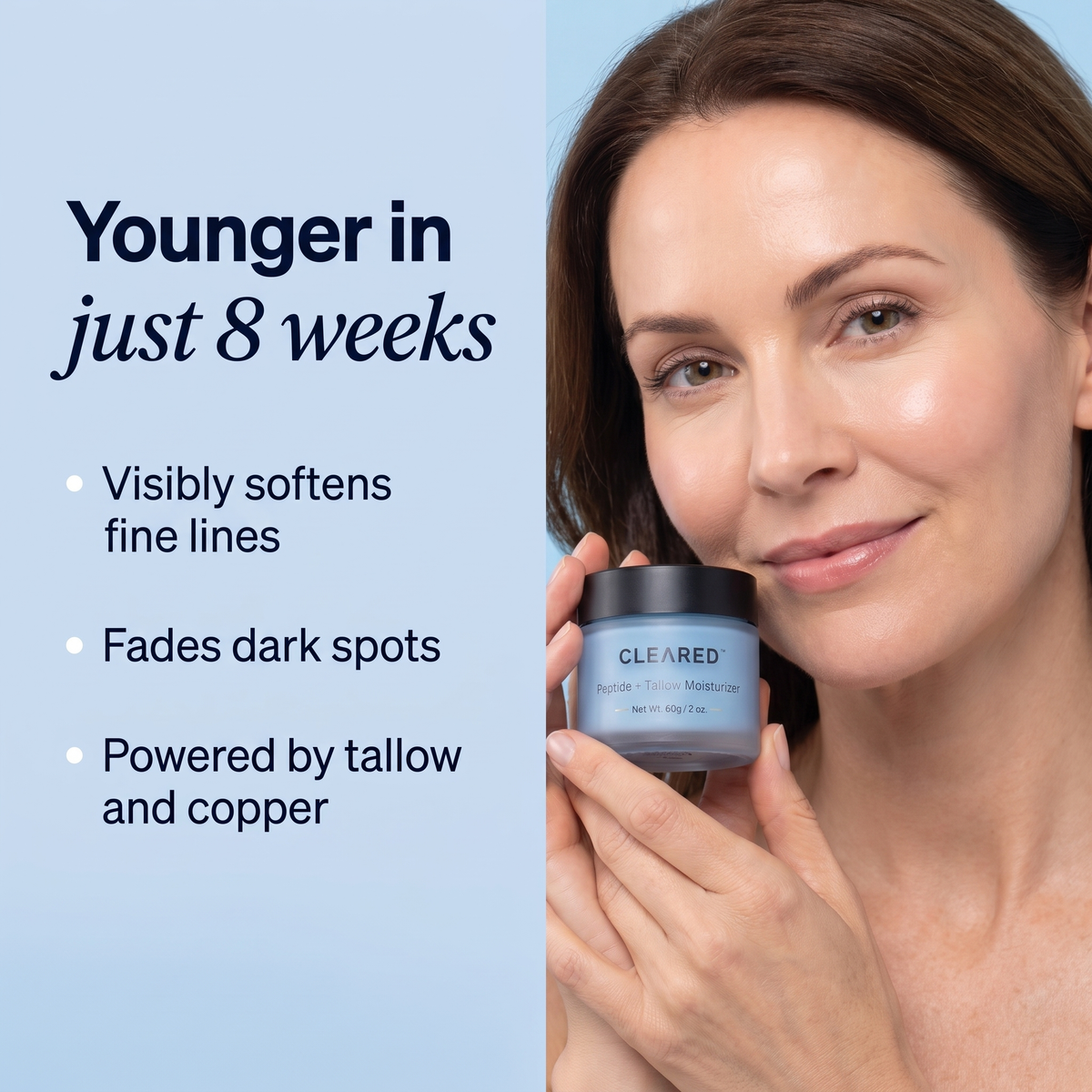 Reverse-time Peptide Cream