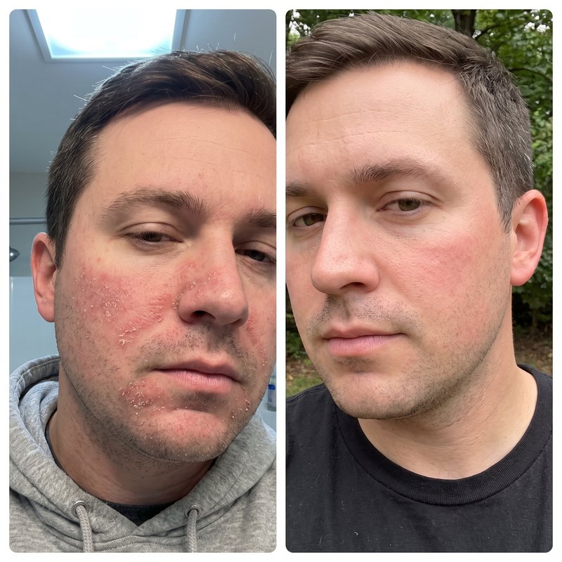 Redness & dry skin